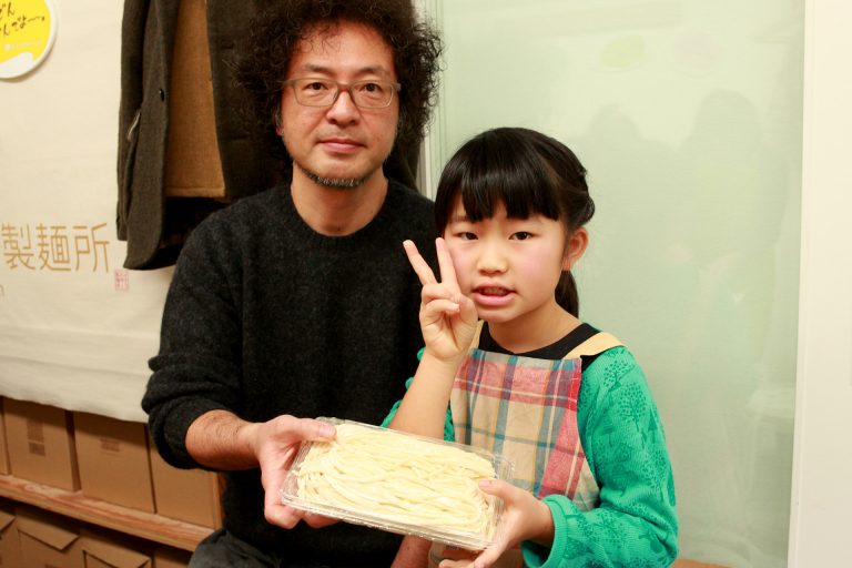 きれいなお団子、できました 手打ちうどん作り体験教室 2016年12月 20170103-5.jpg – イリコスキー製麺所