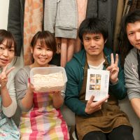 太く切った麺、美味しく召し上がれたことを祈ります 手打ちうどん作り体験教室 2017年4月 20170401-8.jpg – イリコスキー製麺所