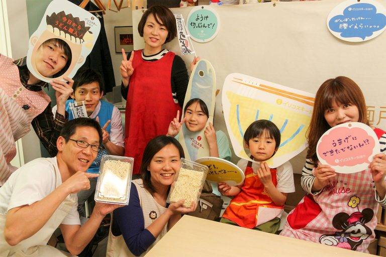 お家で打ったうどんのリベンジ！ 手打ちうどん作り体験教室 2017年5月 20170504-10.jpg – イリコスキー製麺所