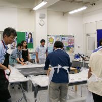 三菱電機労働組合さま＠兵庫県尼崎市 出張手打ちうどん作り体験 2017年6月5日 20170605-2.jpg – イリコスキー製麺所