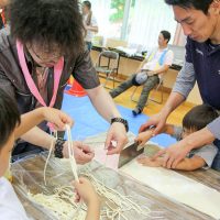 橿原青年会議所さま＠奈良県宇陀市（平成榛原子供の森公園多目的ホール） 出張手打ちうどん作り体験 2017年6月25日 20170625-19.jpg – イリコスキー製麺所