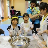 橿原青年会議所さま＠奈良県宇陀市（平成榛原子供の森公園多目的ホール） 出張手打ちうどん作り体験 2017年6月25日 20170625-27.jpg – イリコスキー製麺所