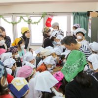 マンション内子ども会さまクリスマス会@大阪府大阪市 出張手打ちうどん作り体験 2017年12月19日 20171217-4-1.jpg – イリコスキー製麺所