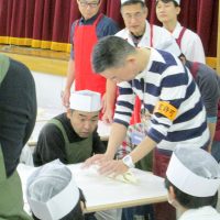 本田技術研究所 二輪R&Dセンターさま@埼玉県朝霞市 出張手打ちうどん作り体験 2018年1月24日 20180124-6.jpg – イリコスキー製麺所