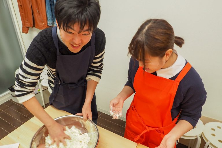 体験で作ったうどんはおじいちゃんに 手打ちうどん作り体験教室 2018年2月 20180317-9.jpg – イリコスキー製麺所