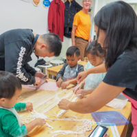 三人きょうだい、がんばりましたね 手打ちうどん作り体験教室 2018年11月 20181110-4.jpg – イリコスキー製麺所