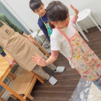 シンガポールから双子のお二人 手打ちうどん作り体験教室 2018年12月 20181211-2.jpg – イリコスキー製麺所