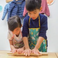 シンガポールから双子のお二人 手打ちうどん作り体験教室 2018年12月 20181211-3.jpg – イリコスキー製麺所