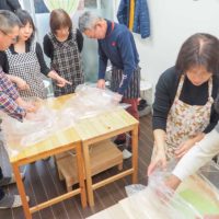 ひなまつり、紅・白・緑のうどん 手打ちうどん作り体験教室 2019年3月 20190302-2.jpg – イリコスキー製麺所