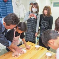 赤ちゃんがいらっしゃると、さらになごみます 手打ちうどん作り体験教室 2019年3月 20190303-5.jpg – イリコスキー製麺所