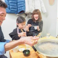 赤ちゃんがいらっしゃると、さらになごみます 手打ちうどん作り体験教室 2019年3月 20190303-7.jpg – イリコスキー製麺所