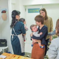 赤ちゃんがいらっしゃると、さらになごみます 手打ちうどん作り体験教室 2019年3月 20190303-9.jpg – イリコスキー製麺所