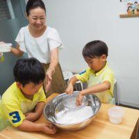 ホームステイの方と一緒に 手打ちうどん作り体験教室 2019年7月 20190726-3.jpg – イリコスキー製麺所