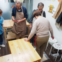 幹事さんは「体験」担当教授 手打ちうどん作り体験教室 2019年12月 20191210-3.jpg – イリコスキー製麺所